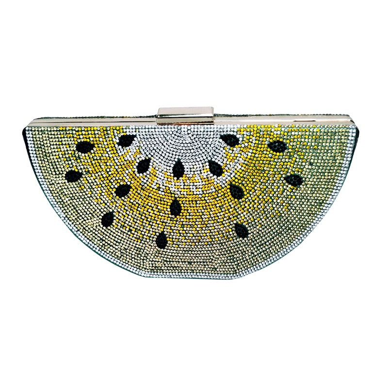 Luxe Diamond Evening Clutch Handbag