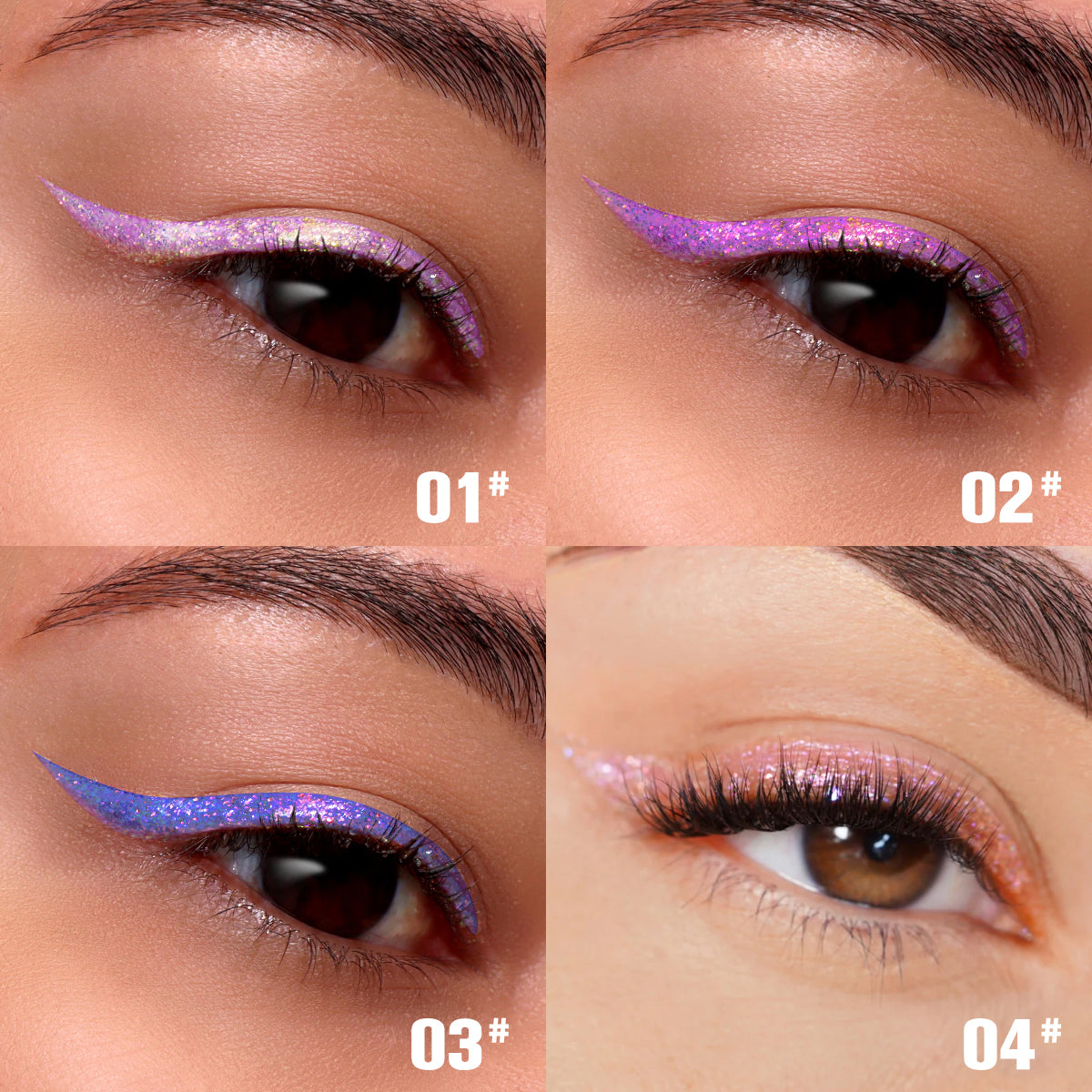 PHOFAY SparkGlow Liquid Glitter Eyeliner Collection