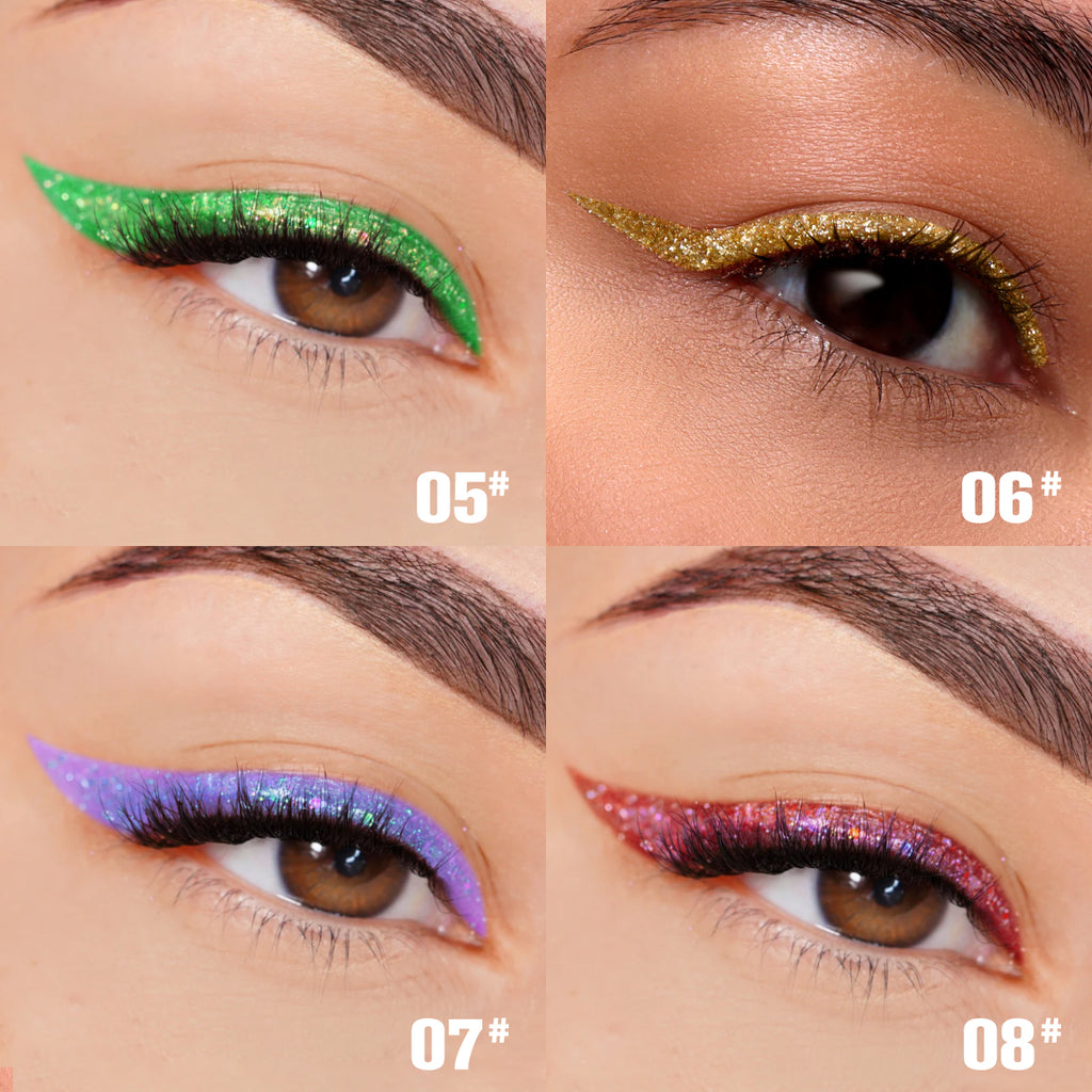 PHOFAY SparkGlow Liquid Glitter Eyeliner Collection