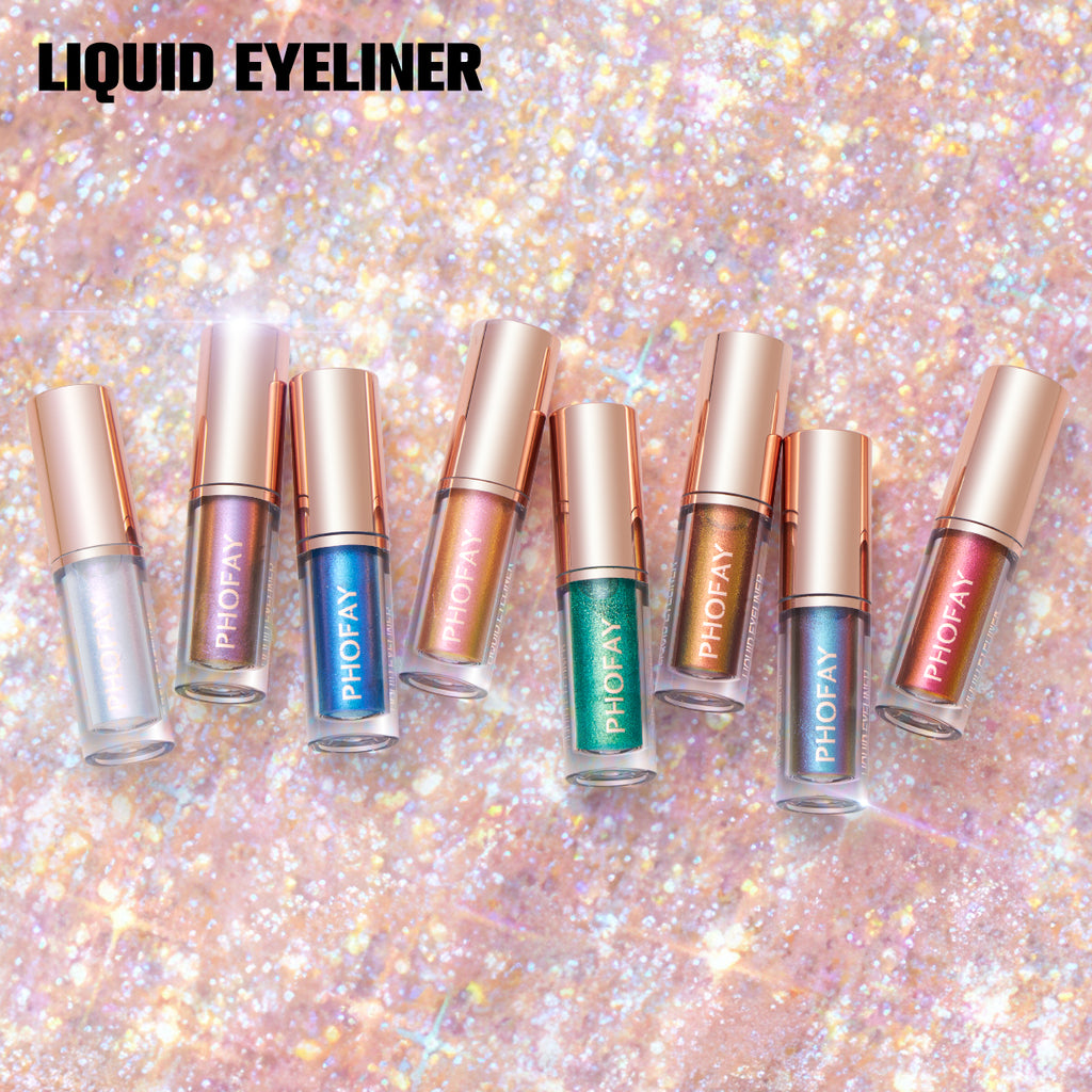 PHOFAY SparkGlow Liquid Glitter Eyeliner Collection
