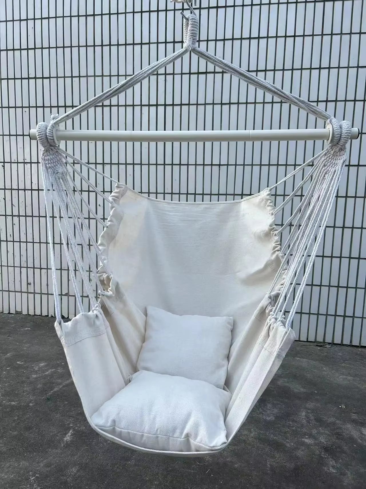 LeisureLoom Fabric Hammock Chair – Outdoor Swing with Storage Bag