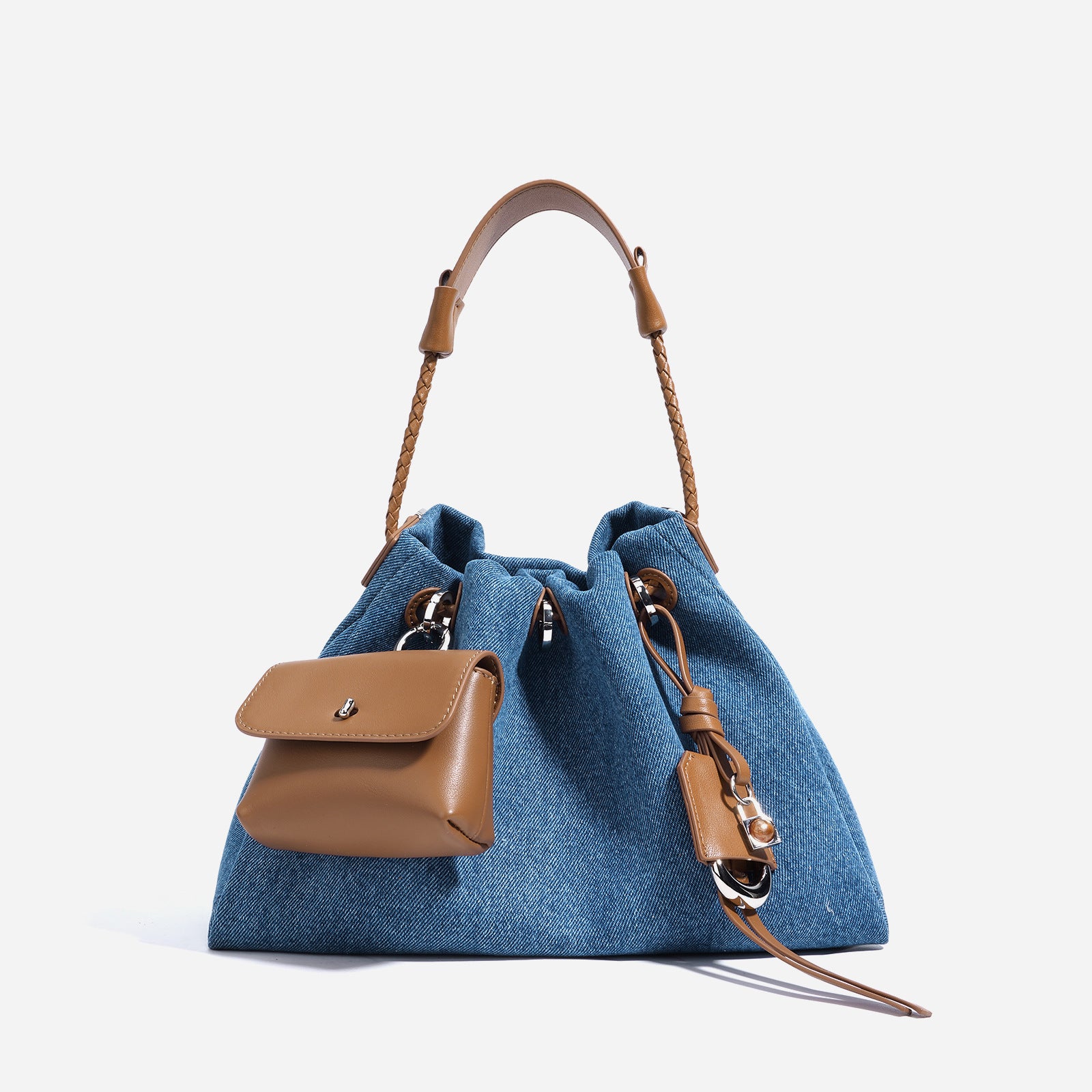 Urban Denim Leather Handbag – Limited Style