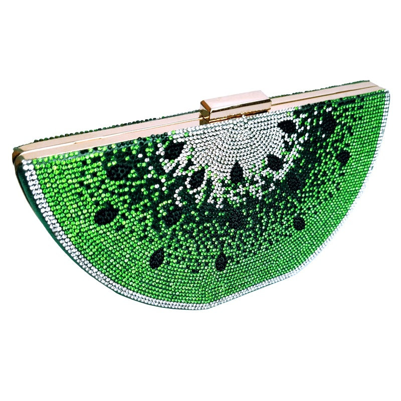 Luxe Diamond Evening Clutch Handbag