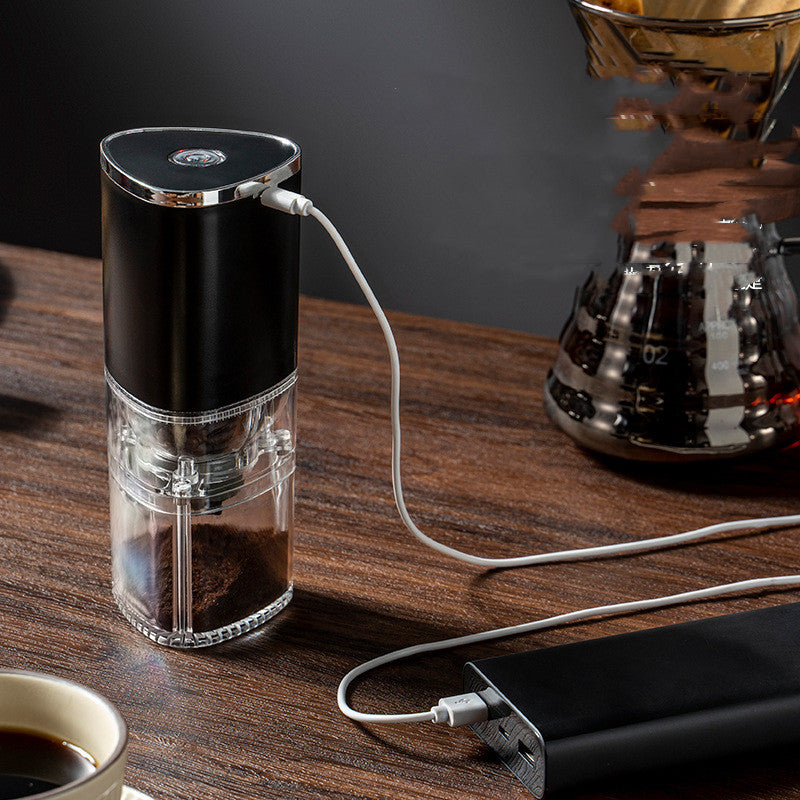 Portable Electric Coffee Grinder – USB Rechargeable Bean Grinder