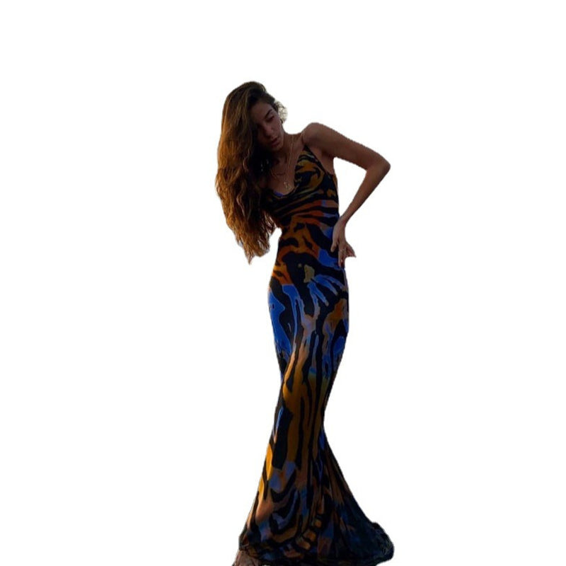 New Sexy Backless Summer Sling Dress