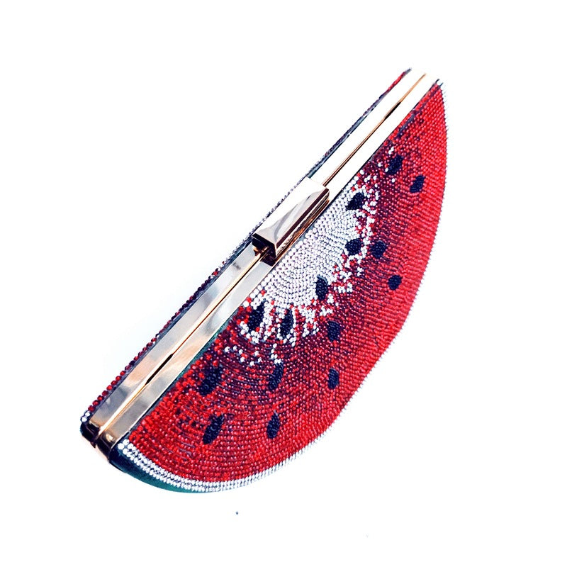 Luxe Diamond Evening Clutch Handbag