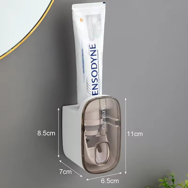 EasyPress Wall Dispenser – Hands-Free Toothpaste System