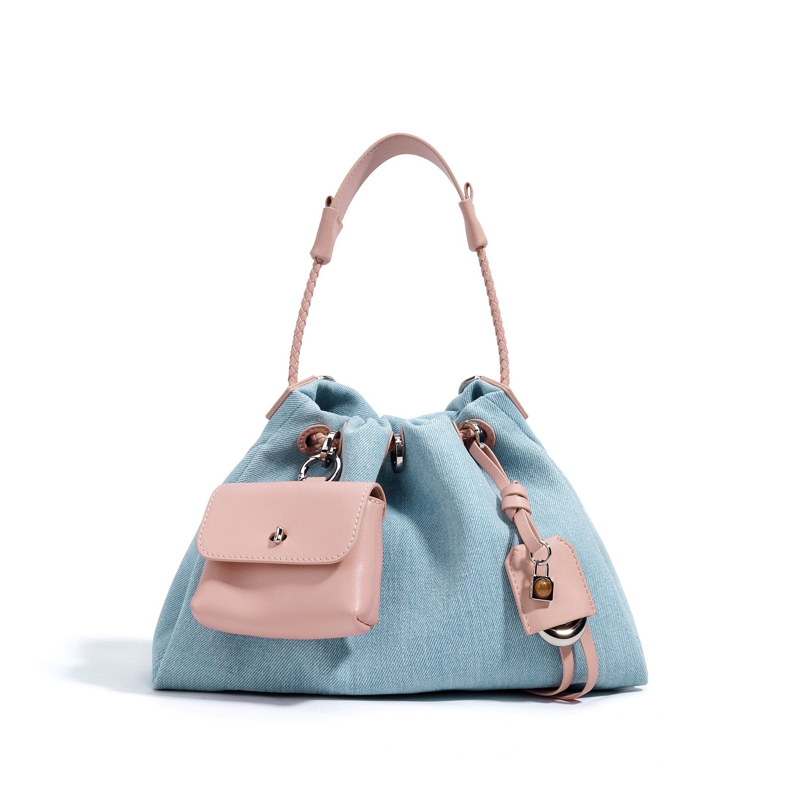 Urban Denim Leather Handbag – Limited Style