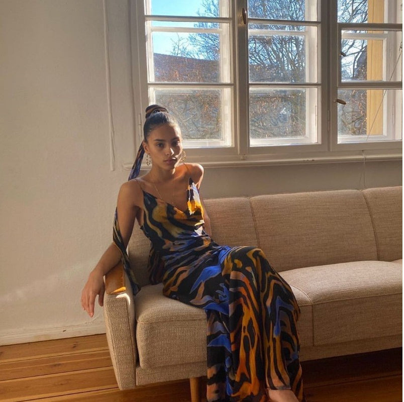 New Sexy Backless Summer Sling Dress