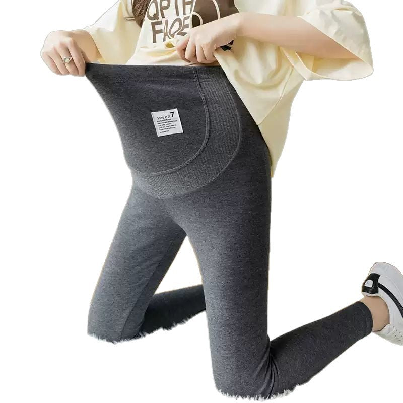 High-Waist Maternity Support Leggings – Stretchy Belly Comfort Pants