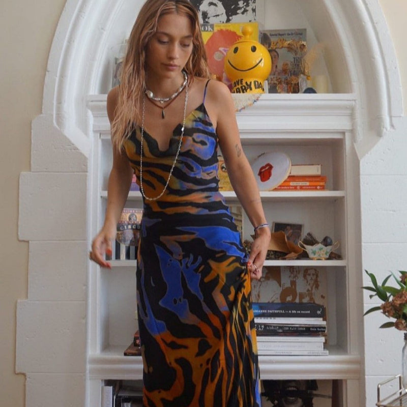 New Sexy Backless Summer Sling Dress