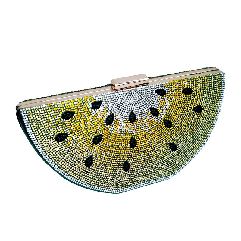 Luxe Diamond Evening Clutch Handbag